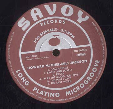 The Howard McGhee Sextet With Milt Jackson