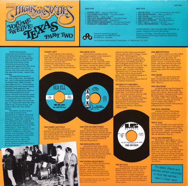 Master Release: Highs In The Mid Sixties Volume 12: Texas Part 2 by Various