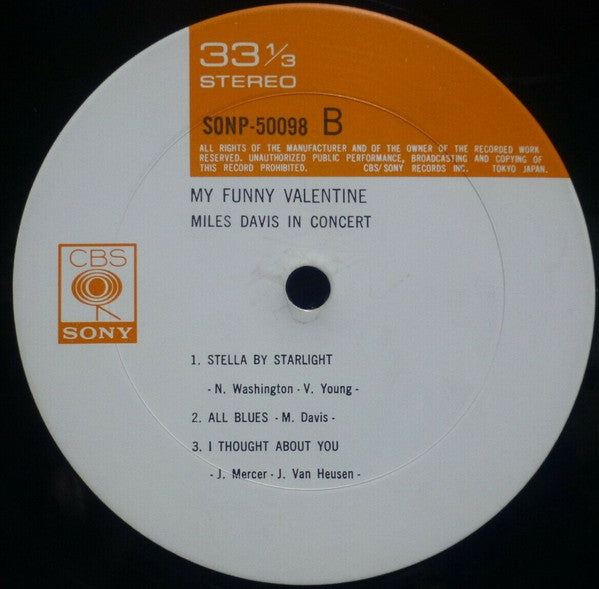 My Funny Valentine - Miles Davis In Concert