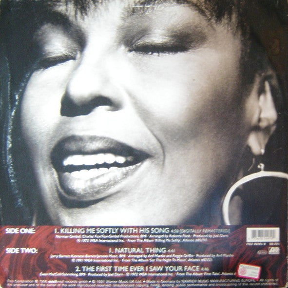 Release: Killing Me Softly With His Song / The First Time Ever I Saw Your Face-Vinyl-Germany-1996-7567-85491-0-2195714