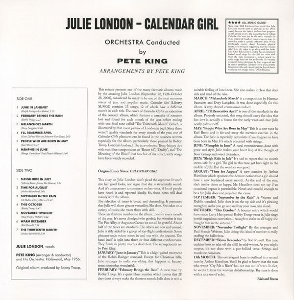 Calendar Girl
