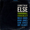 Cannonball Adderley - Somethin' Else (Vinyl, LP, Album, Stereo, Reissue) Good Plus (G+) / Very Good (VG)