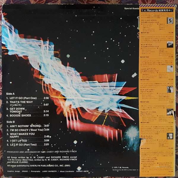 Release: KC And The Sunshine Band-Vinyl-Japan-1978-25AP 962-9055328