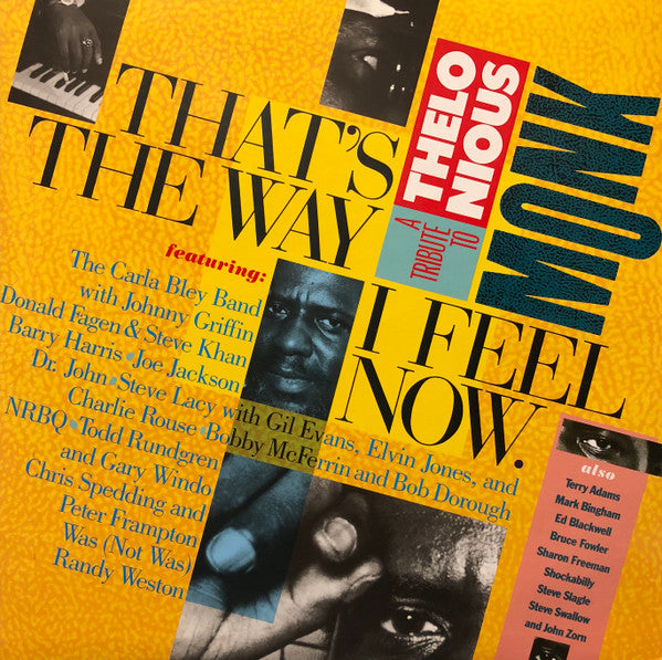 Master Release: That's The Way I Feel Now - A Tribute To Thelonious Monk by Various