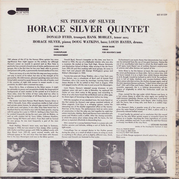 Release: 6 Pieces Of Silver-Vinyl-US-1967-BST 81539-6655021
