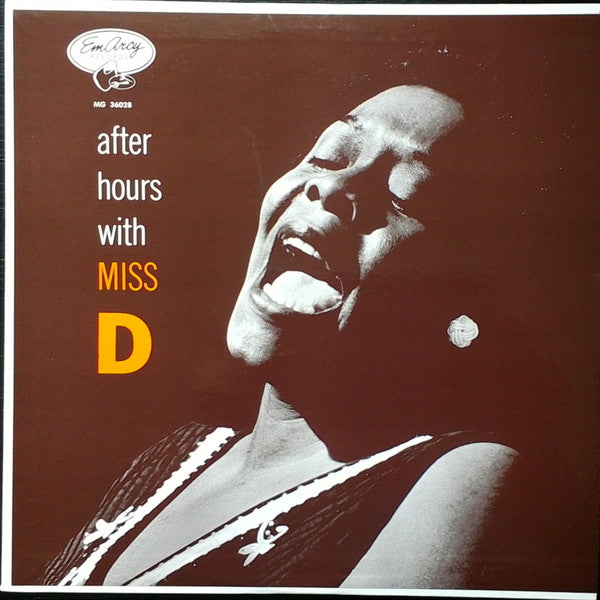 Master Release: After Hours With Miss D by Dinah Washington