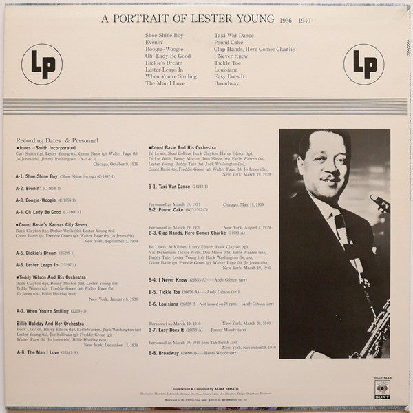 A Portrait Of Lester Young 1936-1940