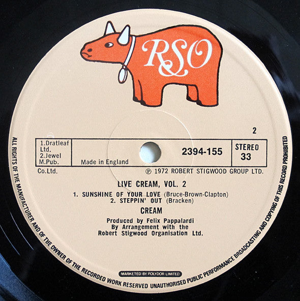 Live Cream Volume II