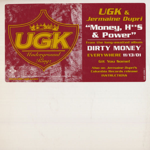 Release: Money, H**s & Power-Vinyl-US-2001-JDAB-42966-1-1552641