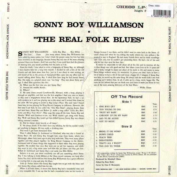 The Real Folk Blues