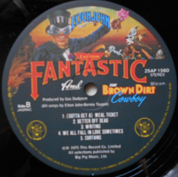 Captain Fantastic And The Brown Dirt Cowboy