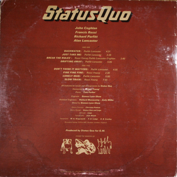 Release: Quo-Vinyl-US-1974-SP-3649-2500266