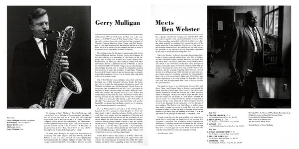 Master Release: Gerry Mulligan Meets Ben Webster by Gerry Mulligan