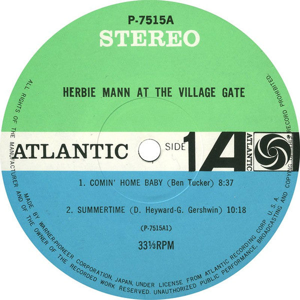 Herbie Mann At The Village Gate