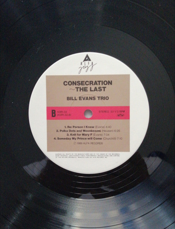 Consecration-The Last