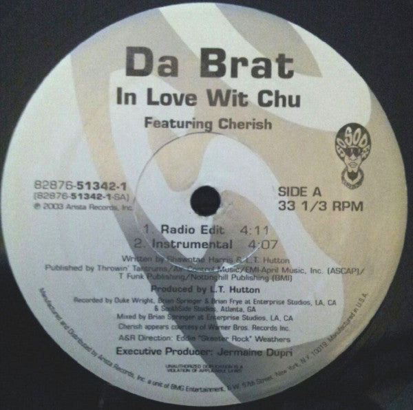 Release: In Love Wit Chu-Vinyl-US-2003-82876-51342-1-5965315