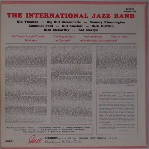 Master Release: The International Jazz Band (Volume 2) by The International Jazz Band