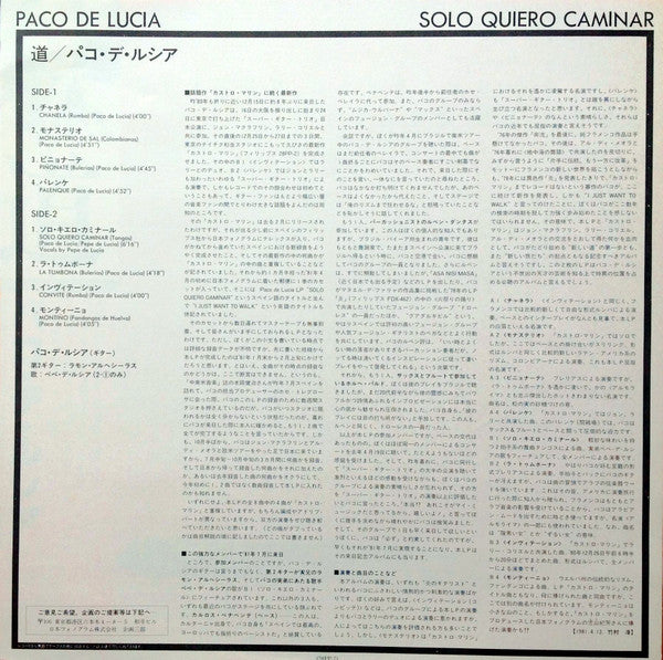 Solo Quiero Caminar = 道