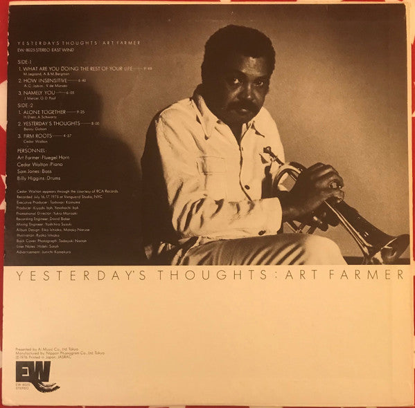 Yesterday's Thoughts