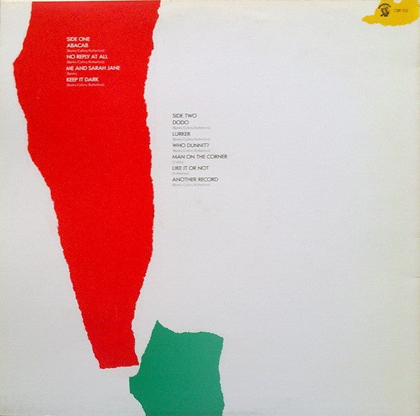 Release: Abacab-Vinyl-UK-1981-CBR 102-3122597