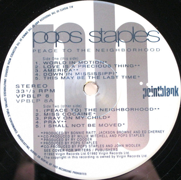 Peace To The Neighborhood