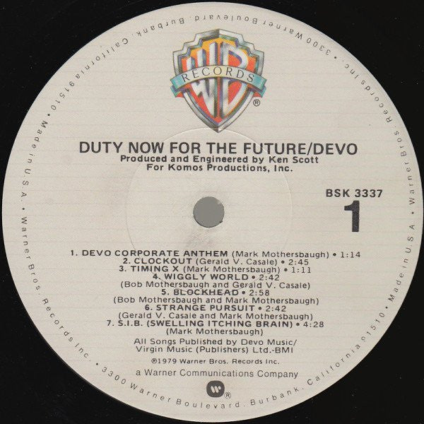 Duty Now For The Future
