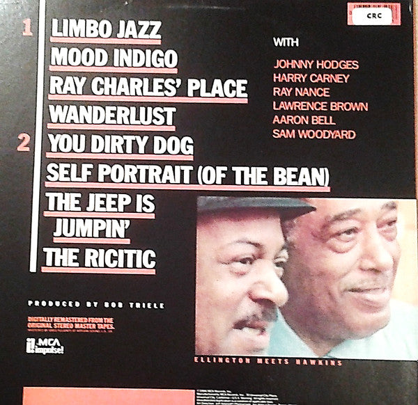 Release: Duke Ellington Meets Coleman Hawkins-Vinyl-US-1986-MCA-5650-4235034