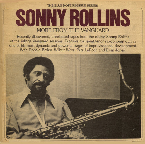 Master Release: More From The Vanguard by Sonny Rollins