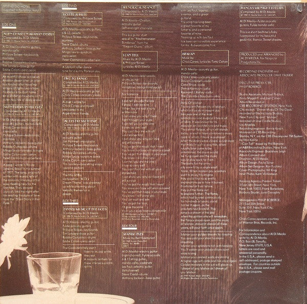 Release: Splendido Hotel-Vinyl-US-1980-C2X 36270-1648214