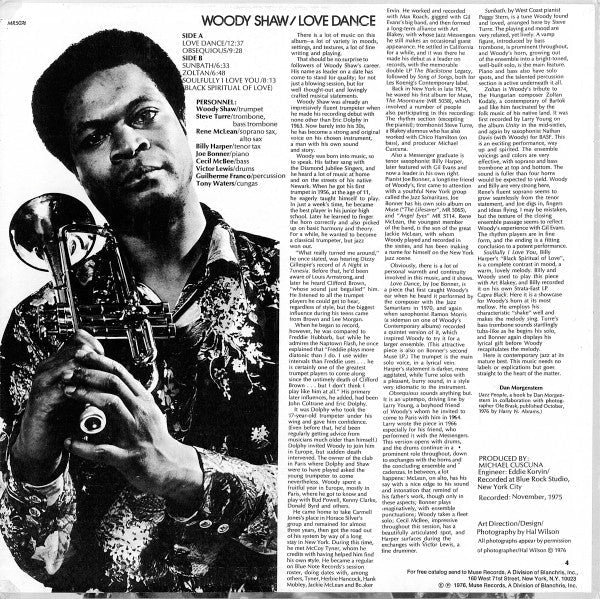 Master Release: Love Dance by Woody Shaw