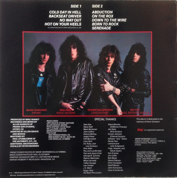 Release: Steeler-Vinyl-US-None-SHRAPNEL 1007, 1007-1974777
