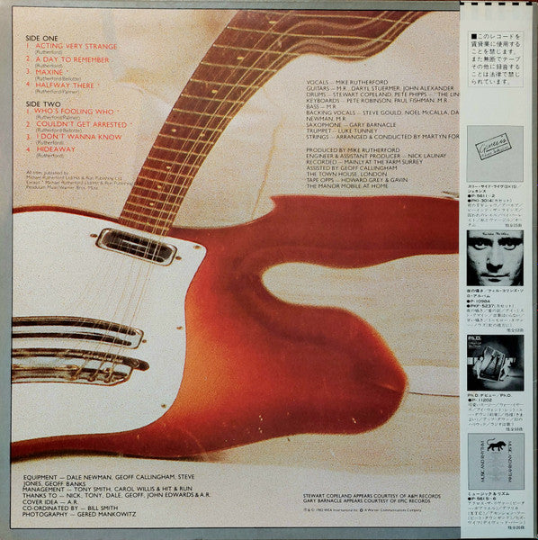 Master Release: Acting Very Strange by Mike Rutherford