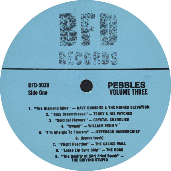Release: Pebbles Volume 3 "The Acid Gallery"-Vinyl-US-1979-BFD-5020-1713341