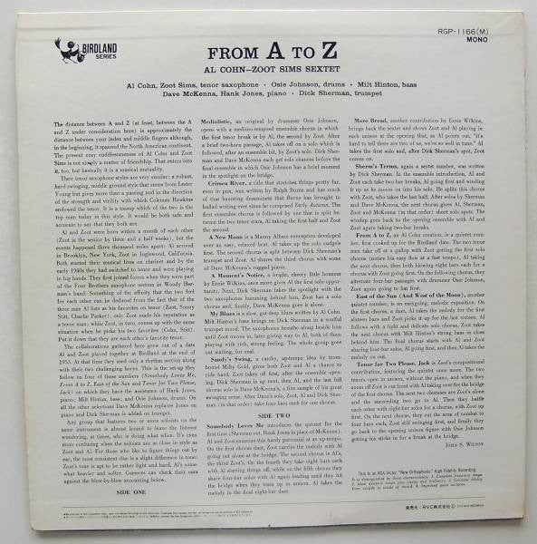 Release: From A To Z-Vinyl-Japan-1976-RGP-1166(M)-5492111