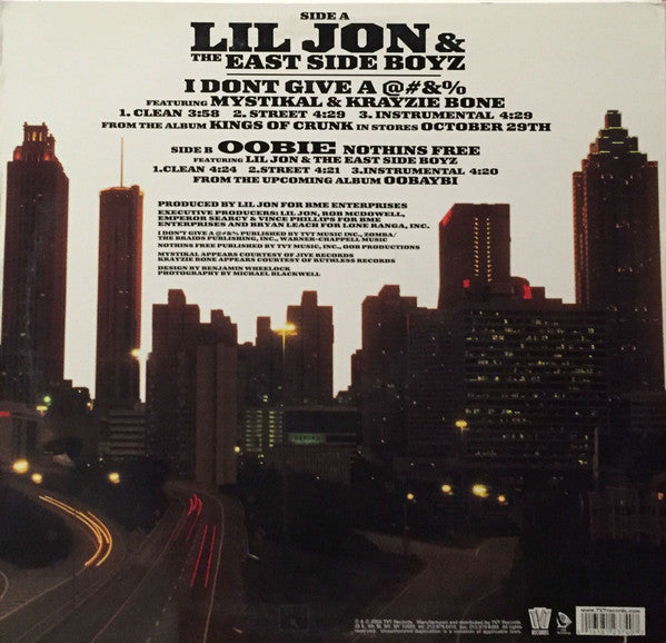 Release: I Don't Give A @#&%-Vinyl-US-2002-TVT 2374-0-2092191