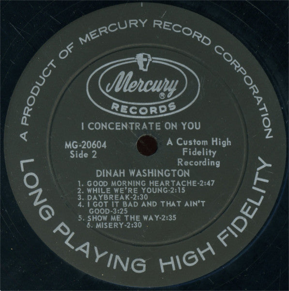 I Concentrate On You