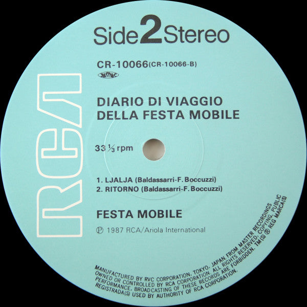 Diario Di Viaggio Della Festa Mobile