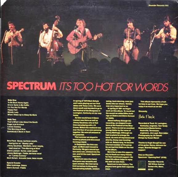 Master Release: It's Too Hot For Words by Spectrum (24)