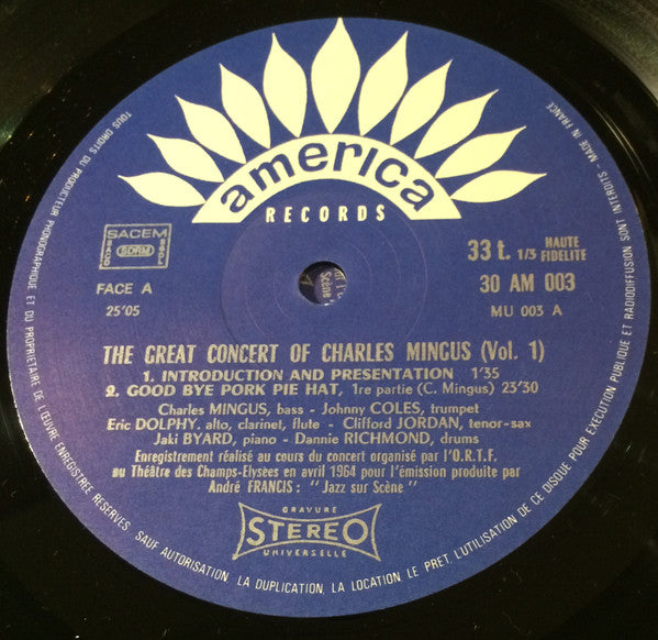Memorial Charles Mingus - The Great Concert Paris 1964