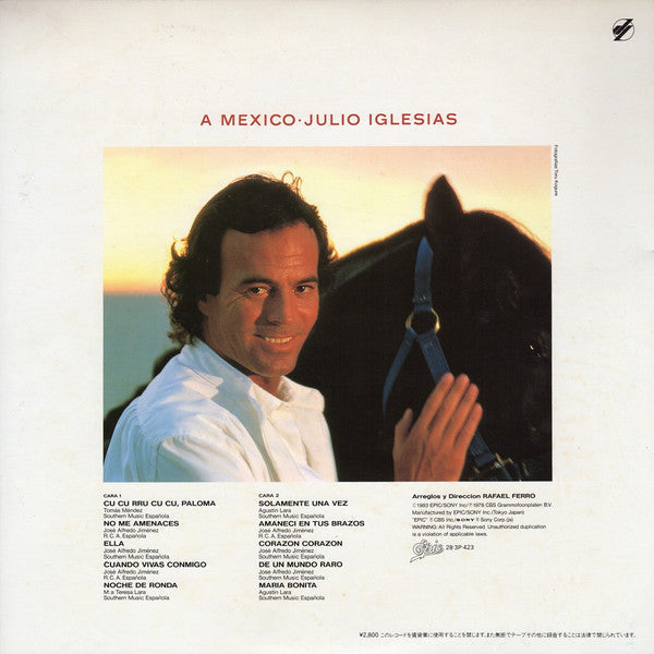 Master Release: A Mexico by Julio Iglesias