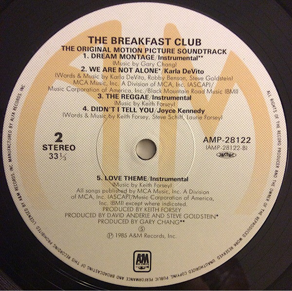 The Breakfast Club (Original Motion Picture Soundtrack)