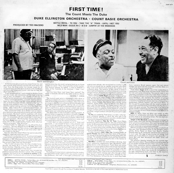 First Time! The Count Meets The Duke