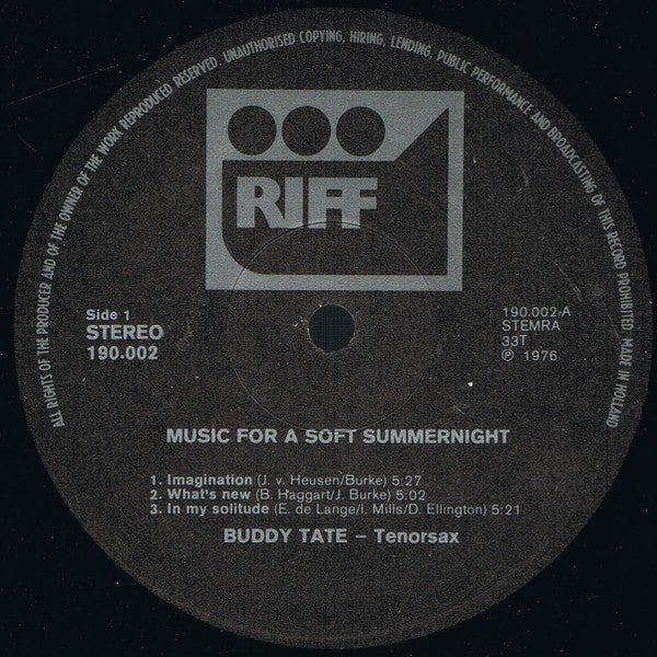 A Soft Summernight (Music For A Soft Summernight)
