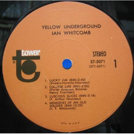 Master Release: Yellow Underground by Ian Whitcomb