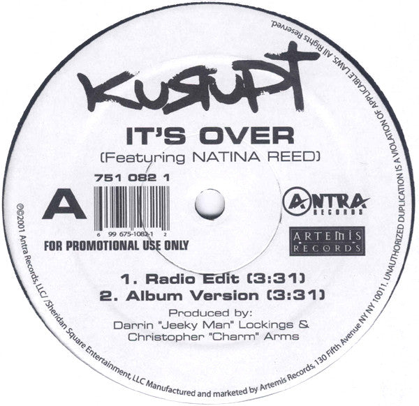 Release: It's Over-Vinyl-US-2001-751 082 1, 751 082 1-2876817