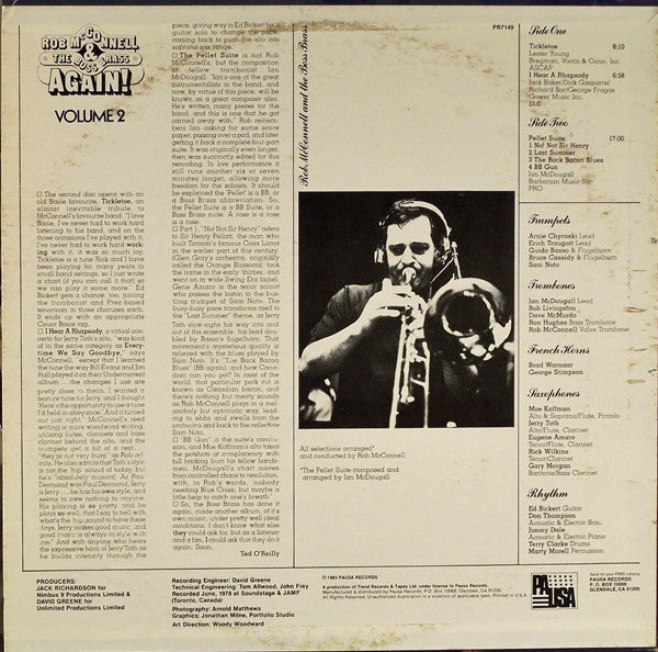 Master Release: Again! Volume 2 by Rob McConnell & The Boss Brass