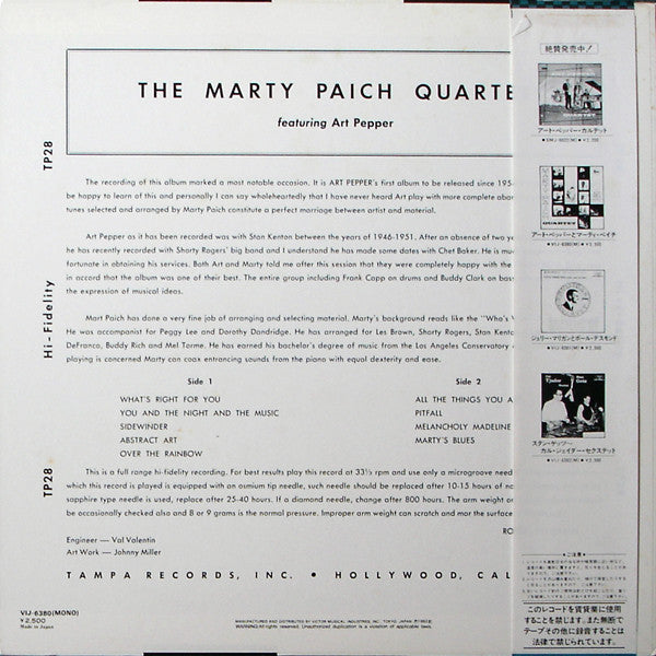 Marty Paich Quartet