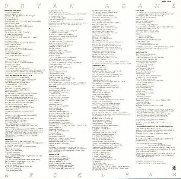Release: Reckless-Vinyl-UK-1984-AMA 5013-1300845
