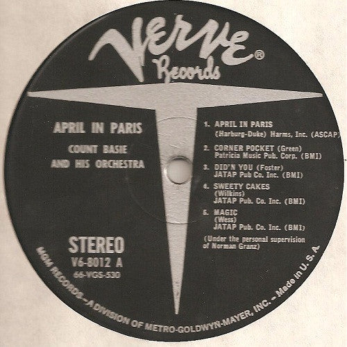 Release: April In Paris-Vinyl-US-None-MGV-8012, V6-8012-2721382