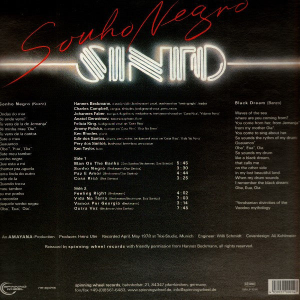 Master Release: Sonho Negro by Sinto